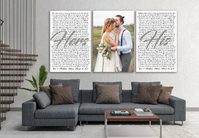 Personalized Anniversary Canvas